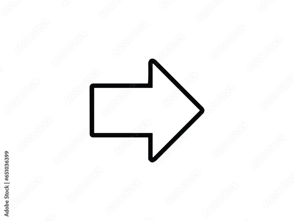 arrow icon on white background vector symbol arrow icon on white background vector symbol