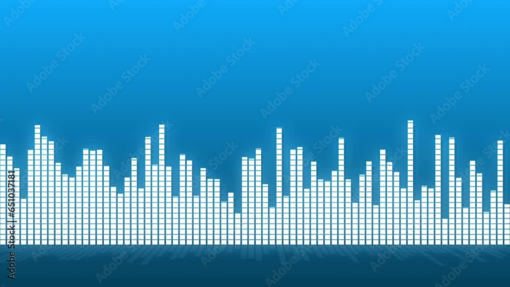 Sound Wave Effect, Audio Equalizer Background Animation. Sound Wave Effect, Audio Equalizer Background Animation.