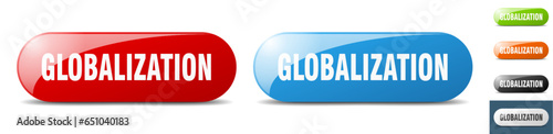 globalization button. key. sign. push button set