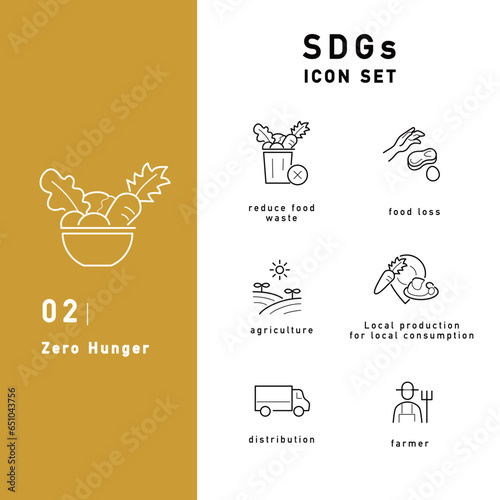 SDGs Icon Set