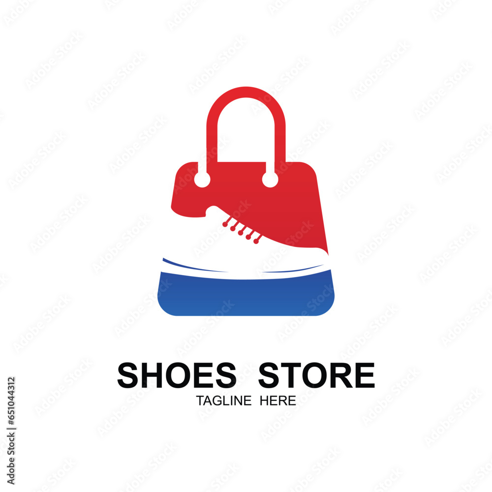 shoe logo vector icon illustrtation design shoe logo vector icon illustrtation design
