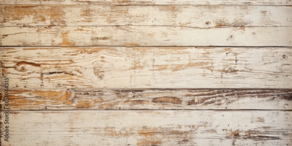 Naklejka premium Distressed White Wooden Furniture, Creating a Vintage Background with Rich Texture, Combining Shabby Chic Charm and Aged Aesthetics for Unique Interior Design