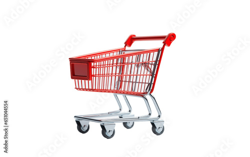 Shopping Trolley on transparent background  photo