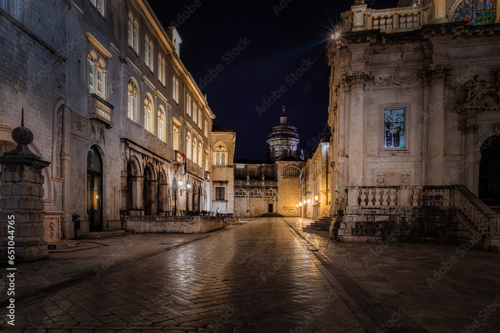 Dubrovnik in the night