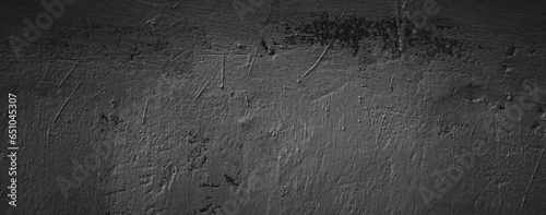 Bild auf Leinwand Abstract grey black grungy wall texture background