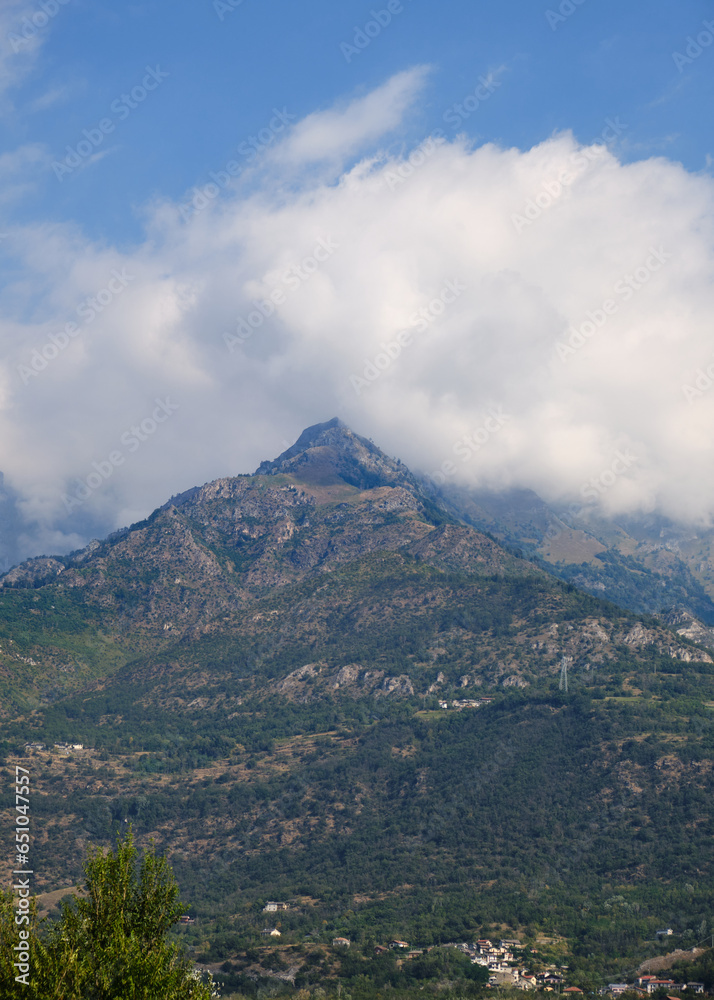 Fototapeta premium Foto delle Alpi scattata da Bardonecchia.
