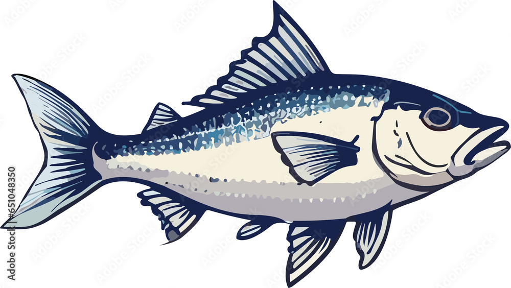 Fototapeta premium From Ocean to Plate The Journey of Fresh Fish