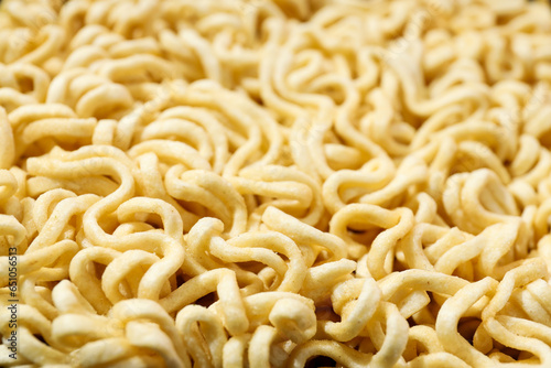Concept of tasty fast food - instant noodles