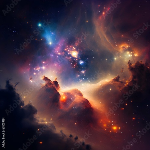 stars nebulae outer space wallpaper 