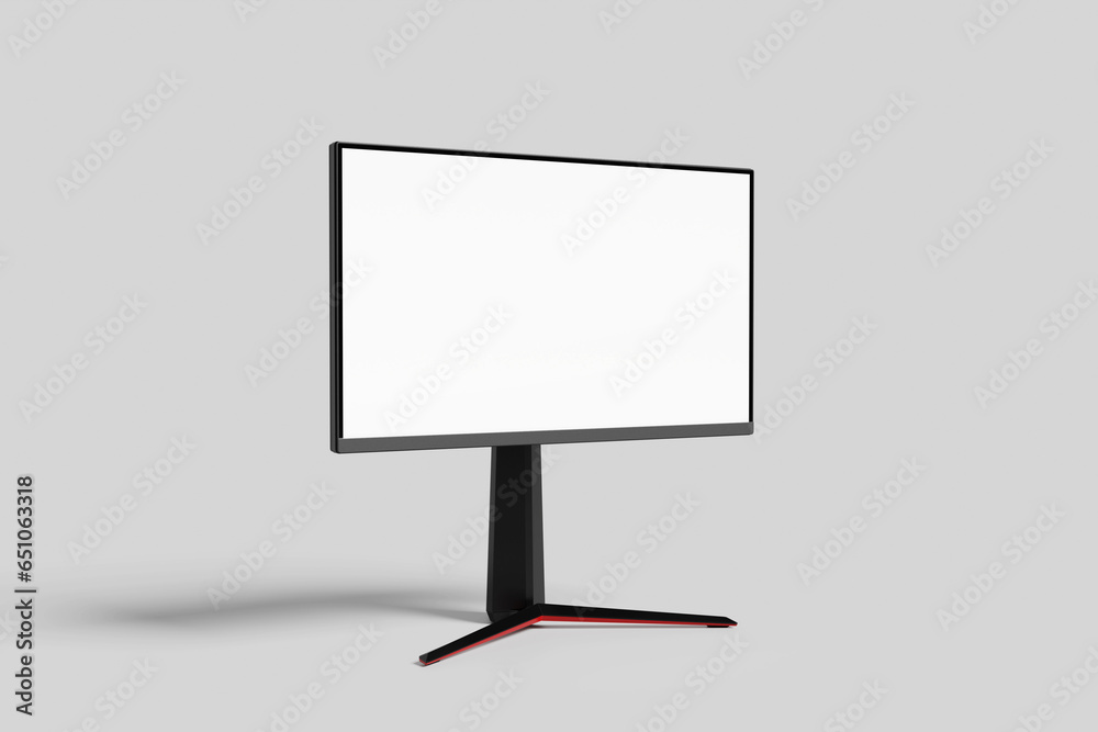 blank photo projection screen with clipping path mockup blank photo projection screen with clipping path mockup
