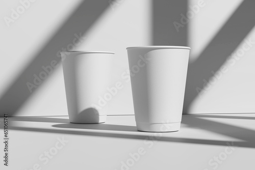 Blank Paper Cup Mockup Photo