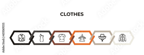 leather chelsea boots, platform sandals, wool boots, v neck shirt, tie, men hat outline icons. editable vector from clothes concept. infographic template.