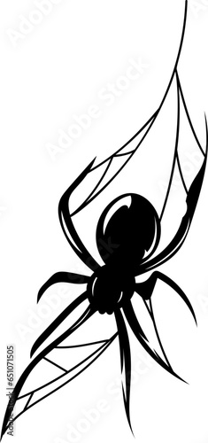 Y2k spider tattoo symbol