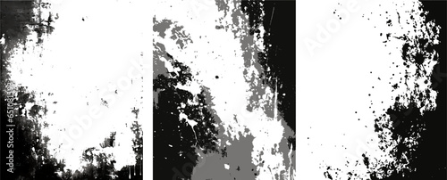 an image of black and white paint over a background, in the style of pointillistic, pulled, scraped, and scratched, poster, british topographical, instant film, abstraction-création