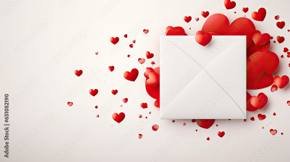 Valentine's Day greeting card. Love concept