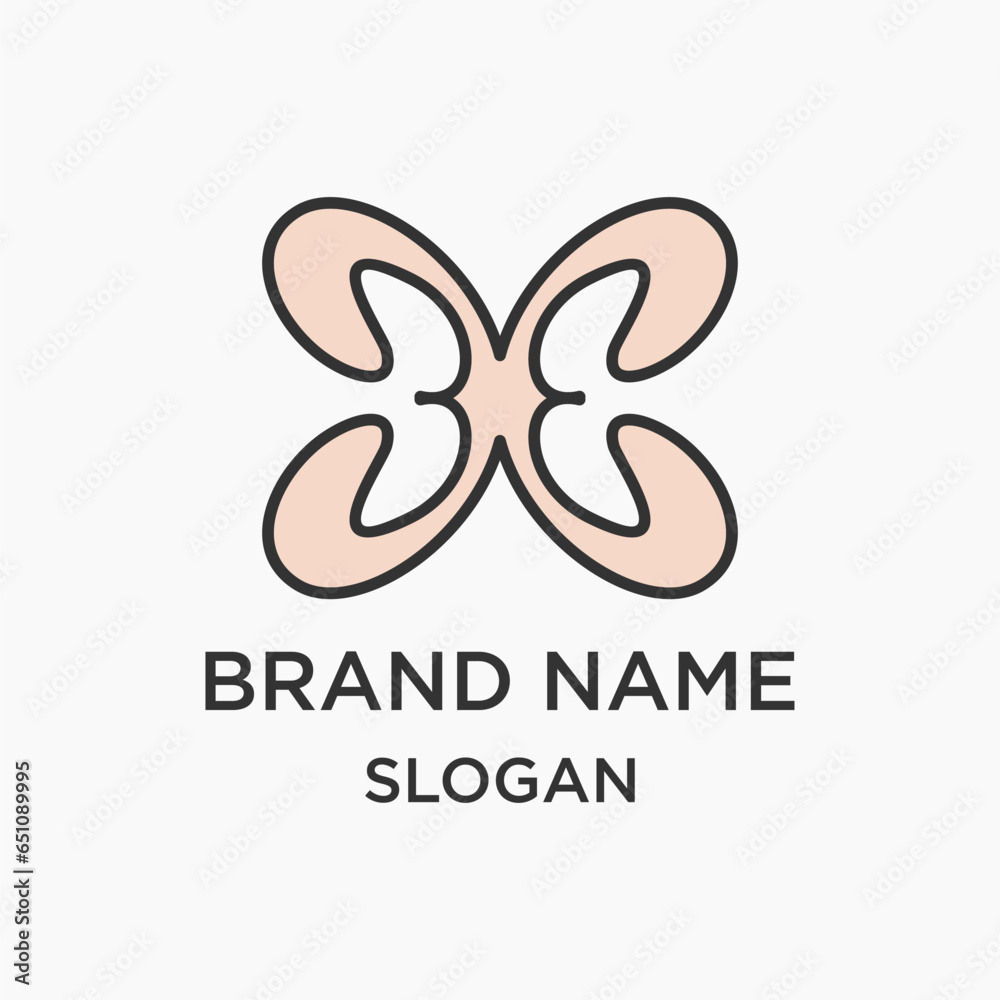 Obraz premium Brand logo colored icon design template