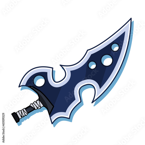 cartoon sword, 2d, comic, fantasy weapon, sword clip art, icon game, element game, game design, mobile game, vector  illustration graphic