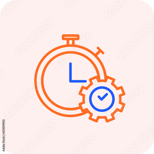 efficient time tracking icon 