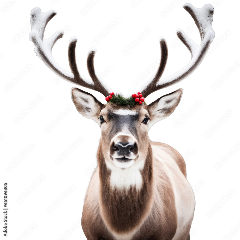 custom made wallpaper toronto digitalreindeer head isolated on white background