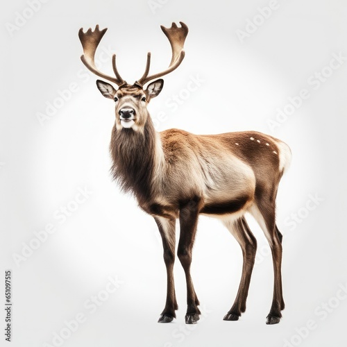 reindeer isolated on white background © ramses