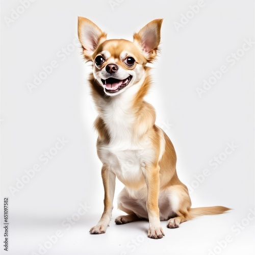chihuahua dog isolated on white background © ramses
