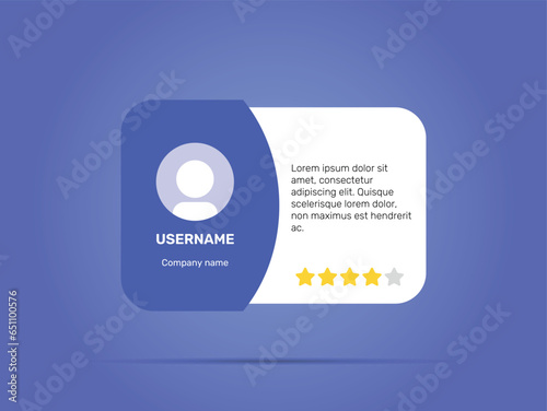 Testimonials template design. Feedback chat bubble testimonial banner quote social media post template designs for quotes