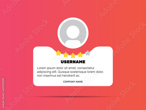 Testimonials template design. Feedback chat bubble testimonial banner quote social media post template designs for quotes