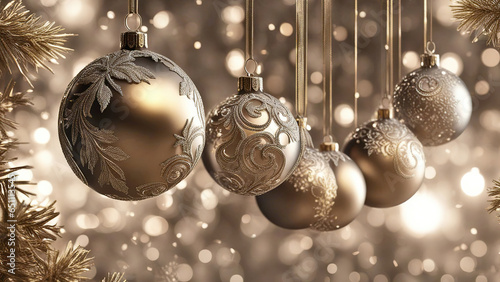 Christmas background with s...