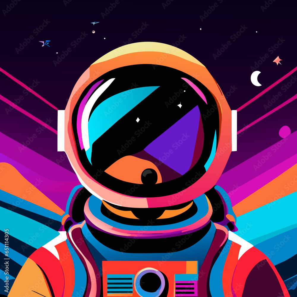 man in a spacesuit, Generative AI man in a spacesuit, Generative AI