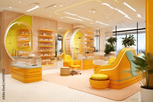 Contemporary Eye Clinic Interior