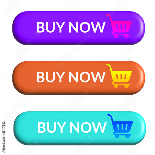Buy Now Button Icon Set