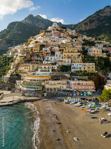Neapol Włochy zdjęcia z dronu widok z lotu ptaka