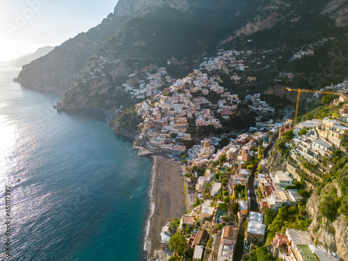 Neapol Włochy zdjęcia z dronu widok z lotu ptaka © Micha