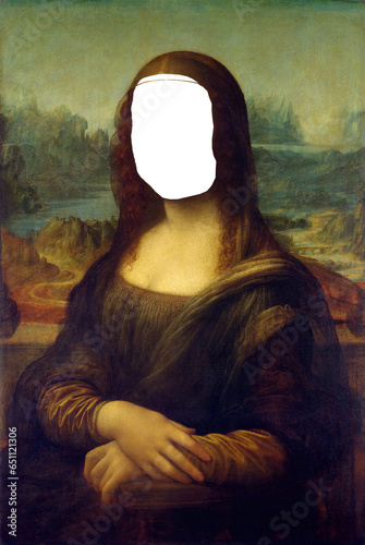 Mona Lisa - stwórz własny fotomontaż photo
