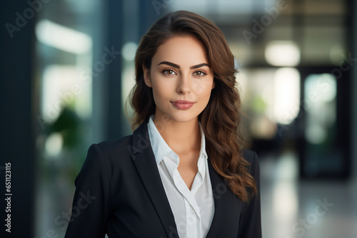 Wallpaper Mural Generative AI portrait of gorgeous office worker young woman chief occupation Torontodigital.ca