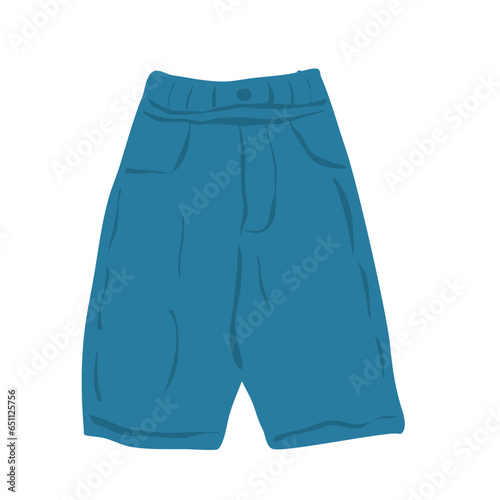 short pant men Illustration