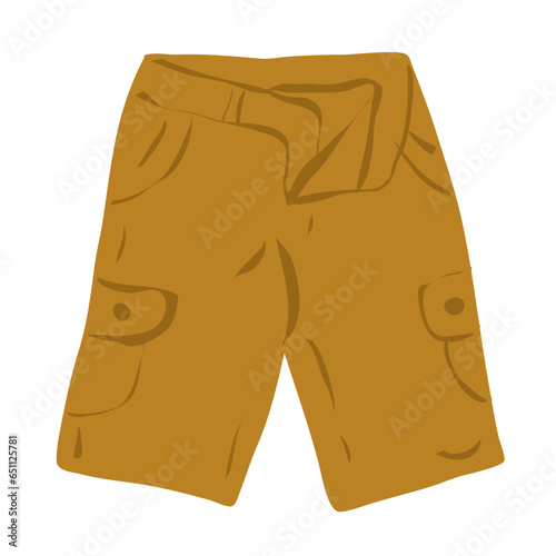 short pant men Illustration