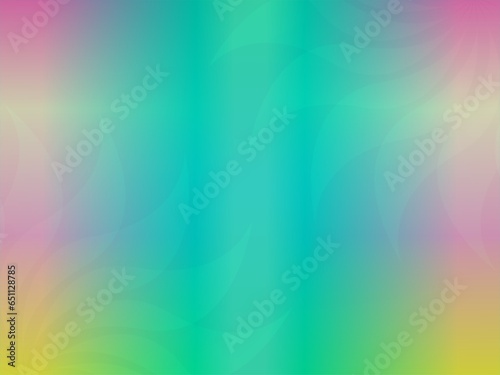 Turquoise gradient with rainbow accent