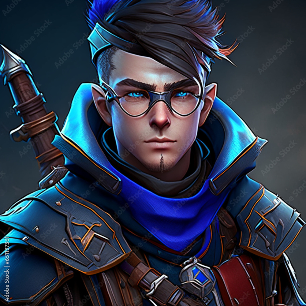 Rpg Game Character Avatar - Generative Ai , Üretken yapay zeka, Stock