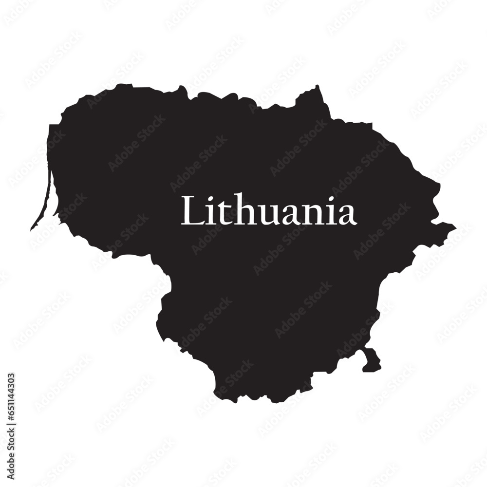 Lithuania map icon