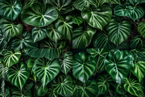 green leaves background 4k HD quality photo. 