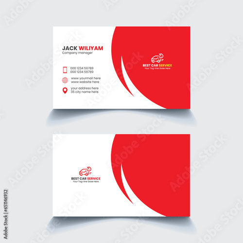 Car Rent Business Card Design