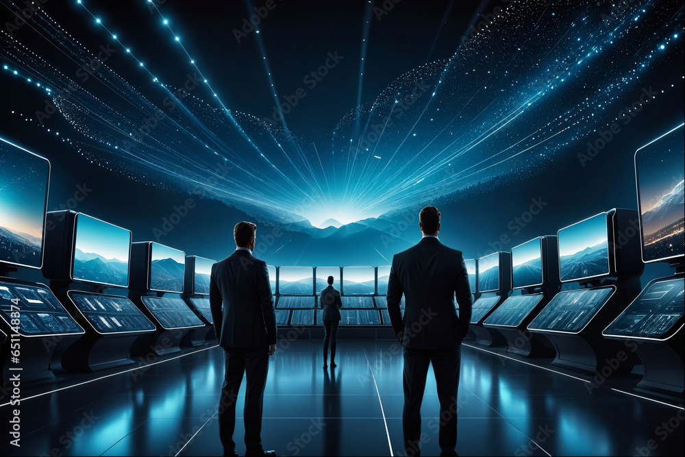 Fototapeta premium Future Information Technology Concepts