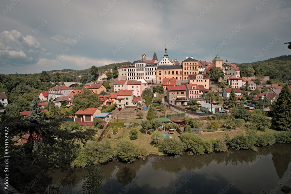 View of Loket in Czech Republic