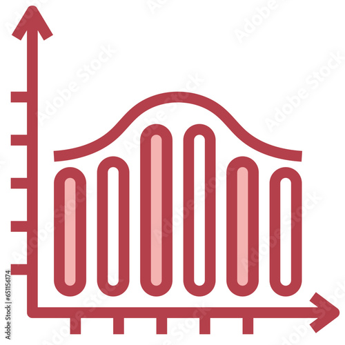 Average filled outline icon linear outline graphic illustration