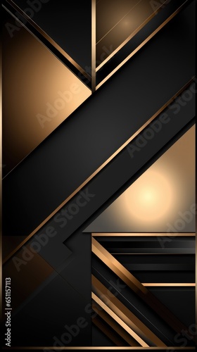 Abstract Black Friday sale banner background in black, golden. Premium elegant design. Luxury illustration template for website and mobile, email and newsletter design, marketing material, poster.