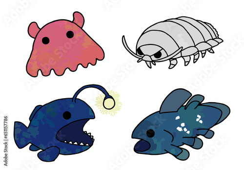 deep sea animals photo