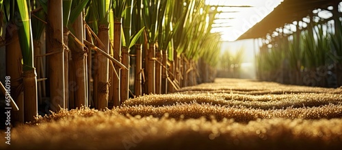 Sugar industry manufacturing cane production