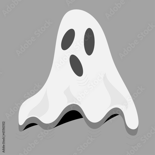 A Ghost floating in the air