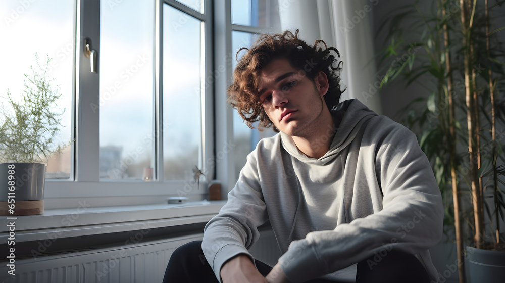 young man in the confines of his apartment, battling the weight of loneliness, addiction, and inner turmoil, young man in the confines of his apartment, battling the weight of loneliness, addiction, and inner turmoil,